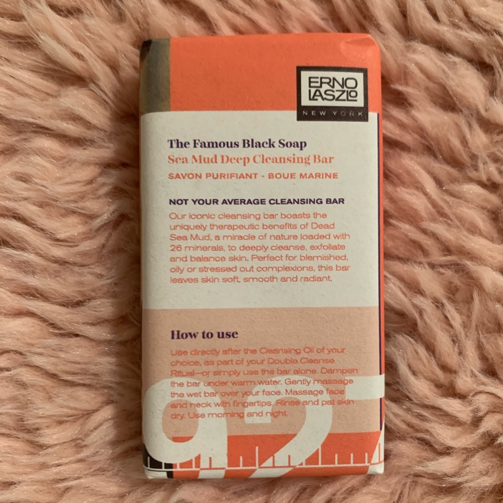 Erno Laszlo sea mud deep cleansing bar